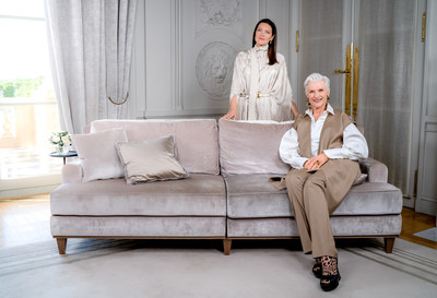 Maye Musk with Noble Panacea CEO Céline Talabaza