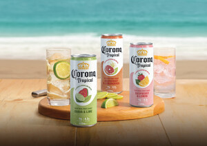 Corona présente un goût de paradis avec Corona Tropical, la première boisson n'étant pas de la bière de la marque dans le portefeuille mondial