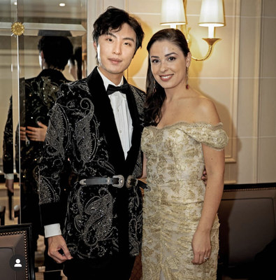 Di Liu and Desire Capaldo at the 2019 Paris Charity Foundation Dinner, Di Liu attended as an official guest?Di Liu is on the left?