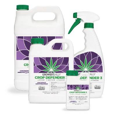 Crop Defender 3® is a triple-action crop protection formula made with a synergistic blend of botanical oils and a surfactant.