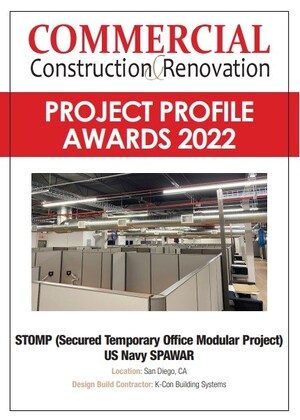 K-Con Inc. Receives Commercial Construction &amp; Renovation Magazine Project Profile Award for STOMP U.S. Navy SPAWAR Project