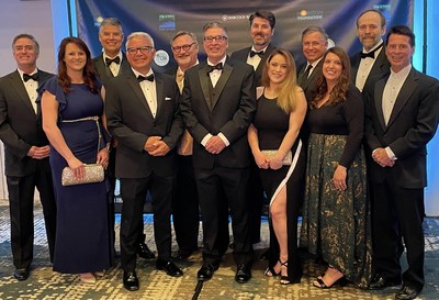 The 3Oe Scientific leadership team (pictured here) attends the 2022 Edison Award Gala in Fort Myers, Florida on April 21st.  3Oe Scientific received an Edison Gold Medal for Innovation in Safety and Sanitation.