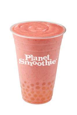 Planet Smoothie Berry Poppin' Boba Smoothie