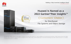 Huawei OceanStor Distributed Storage Is Named as a 2022 Gartner Peer Insights Customers' Choice for Distributed File Systems and Object Storage