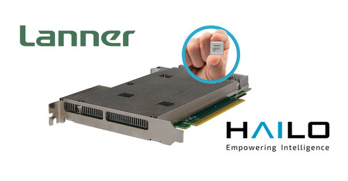 Lanner Electronics & Hailo collaborate on one of the most cost-efficient PCIe accelerator cards on the market, with record high tera operations per second (TOPS), enabling high-end deep learning applications on edge server
