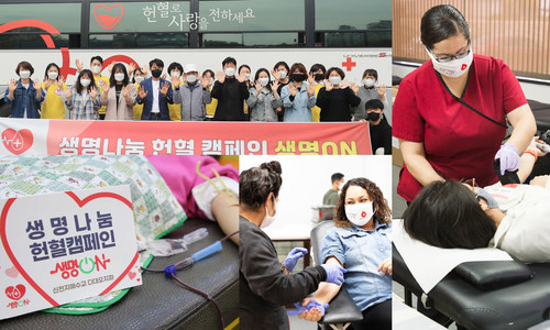 Shincheonji Church worldwide contributing blood donations in a time of dire need