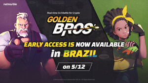 Acesso antecipado ao jogo de tiros casual "Golden Bros" da Netmarble é lançado no Brasil