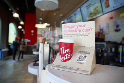 Tim Hortons launches reusable and returnable cup pilot in Vancouver with Return-It as part of mission to reduce single-use waste (CNW Group/Tim Hortons)