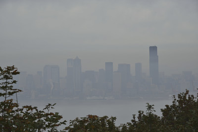 Wildfire smoke impacts city
