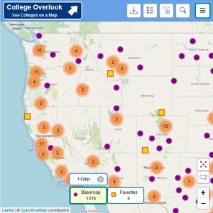 College Overlook Puts College Research on the Map