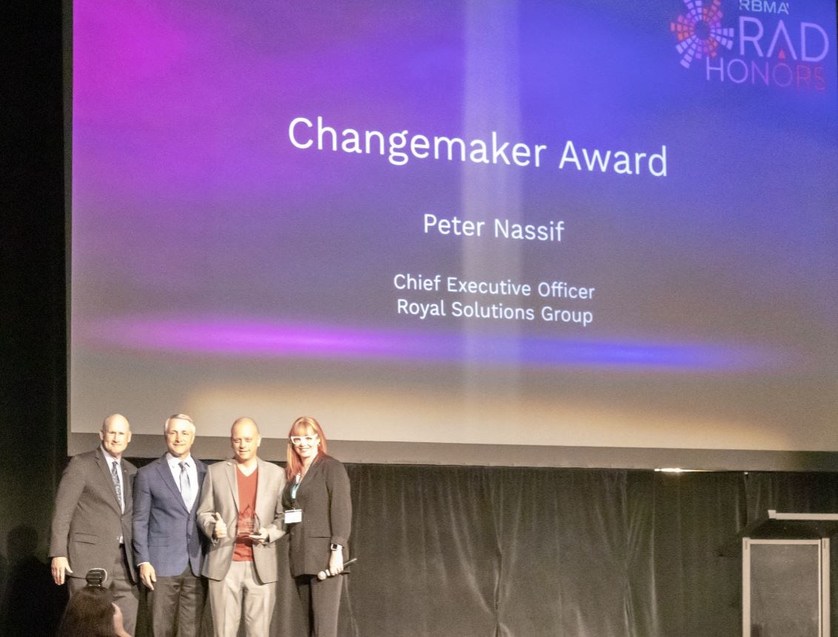 Royal is Excited to Announce That Its Founder and CEO, Peter Nassif is Elected as the Winner of the RAD Honors Changemaker Award 2022 - Vimarsana News