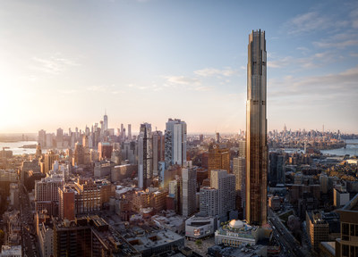 The Brooklyn Tower developed by JDS Development and designed by SHoP Architects.