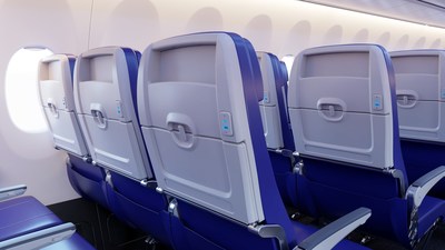 Southwest Airlines plans to install latest-generation onboard USB A and USB C power ports on every seat in the aircraft, with a space-saving system that will not compromise legroom.