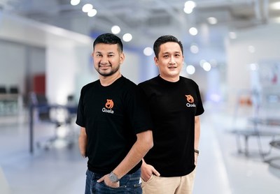 Left to right: Harshet Lunani (CEO and Founder of Qoala) and Tommy Martin (COO and Co-founder of Qoala)