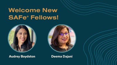 Scaled Agile is proud to welcome Audrey Boydston and Deema Dajani to the SAFe® Fellow Program
