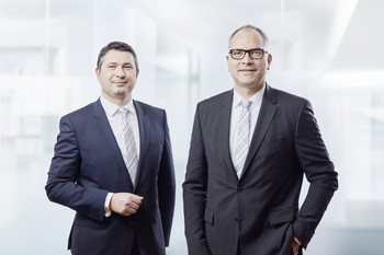 Frederick Guet, CFO & Co-CEO, VAN HEES GmbH & Group (left) Robert Becht, Co-CEO, VAN HEES GmbH & Group (right)