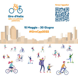 FONDAZIONE MARUZZA ANNUNCIA IL GIRO D'ITALIA DELLE CURE PALLIATIVE PEDIATRICHE INSIEME AI CITTADINI, ALLE ASSOCIAZIONI E ALLA CAROVANA DEL GIRO D'ITALIA 2022