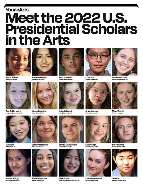 2022 US Presidential Scholar in the Arts