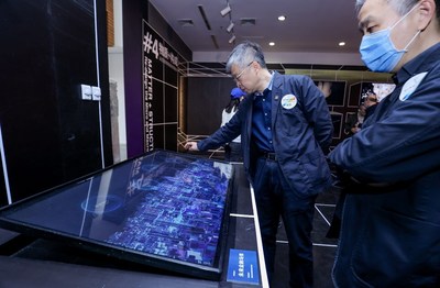An exhibition themed with "art and technology" is on display from April 19 to April 24, 2022, at Tsinghua University. [Photo provided to China.org.cn]