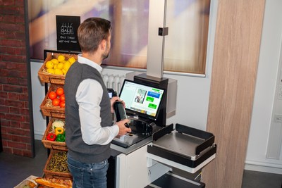 Diebold Nixdorf's Vynamic Smart Vision I Age Verification allows shoppers to verify their age with artificial intelligence at self-checkout systems when buying age-restricted items.