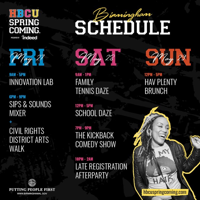 The City of Birmingham to Host HBCU SpringComing Festival - Vimarsana News