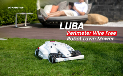 Mammotion Launches LUBA, the perimeter wire free robot lawn mower