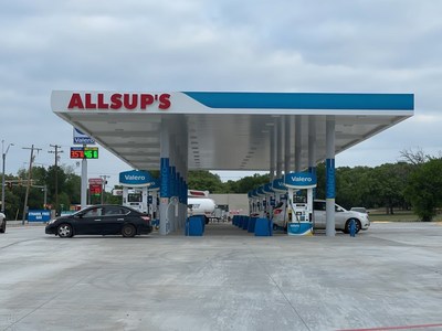 Yesways latest new-to-market Allsups stores in Mineral Wells, Texas and Alamogordo, New Mexico, each contain 5,630 square feet of merchandising space, have 24 fueling positions, and high speed diesel fueling lanes.