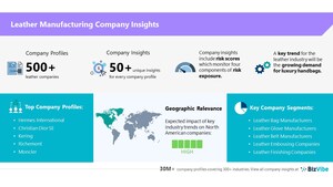BizVibe Adds New Company Insights for 500+ Leather Companies | Risk Evaluation | Regional Analysis | Similar Companies | Financials and Management Team
