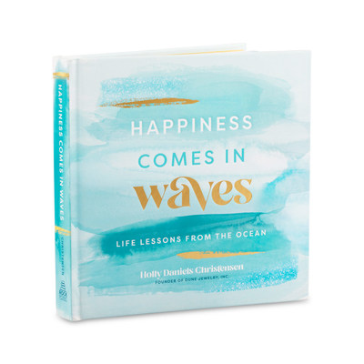 "Happiness Comes in Waves" book cover.