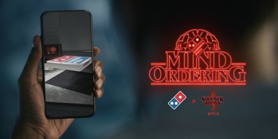 Domino’s mind ordering app is a new immersive experience which transports users to the center of “Stranger Things” in 1986 and lets them place an Easy Order with their mind.