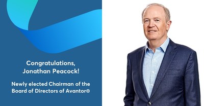 Jonathan Peacock Elected Chairman of the Board of Directors of Avantor®