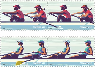 Women’s Rowing Commemorated on Stamps