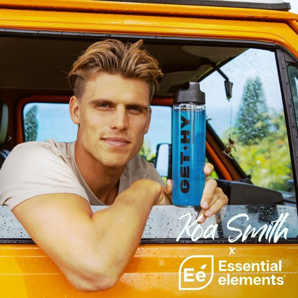 Pro-Surfer Koa Smith Partners with Essential Elements to Encourage People to 'Get Hy' - Vimarsana News