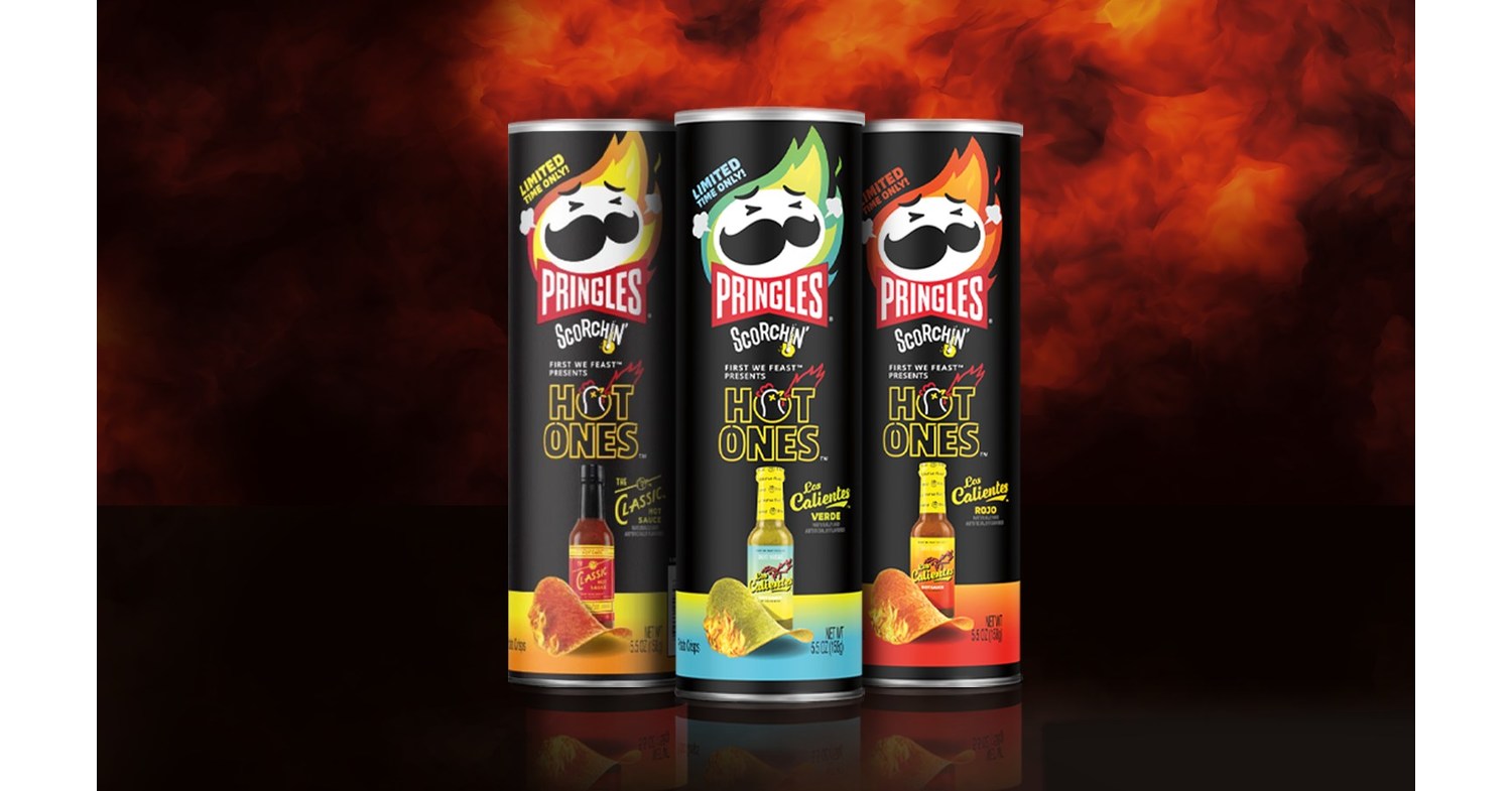 PRINGLES® TEAMS UP WITH EMMY-NOMINATED TALK SHOW HOT ONES™ TO RELEASE  LIMITED-EDITION LINEUP FOR SPICY LOVERS TO TEST THEIR LIMITS