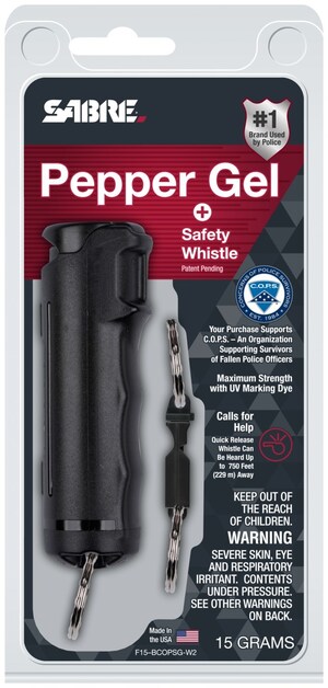 SABRE, The #1 Brand of Pepper Spray Trusted By Law Enforcement Worldwide, Announces An Ongoing Partnership With Not-For-Profit "Concerns Of Police Survivors" (C.O.P.S.)