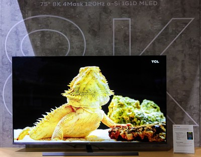 75" 8K 120Hz 1G1D Mini LED (PRNewsfoto/TCL CSOT)