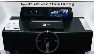 12.3" Driver Monitor System Under Panel (PRNewsfoto/TCL CSOT)
