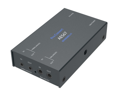 Magewell's new Pro Convert AES67 audio converter and capture device flexibly converts IP audio between AES67, NDI® and SRT technologies while also offering a seamless bridge between analog audio, software, and IP networks.