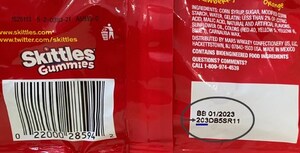 Mars Wrigley Confectionery US, LLC Issues Voluntary Recall of Specific Varieties of SKITTLES® Gummies, STARBURST® Gummies, and LIFE SAVERS® Gummies Due to Potential Presence of Thin Metal Strand Embedded in Gummies or Loose in the Bag