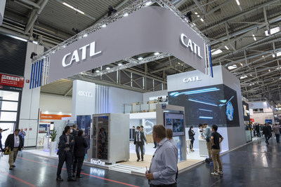 CATL's booth B1.440 at ees Europe