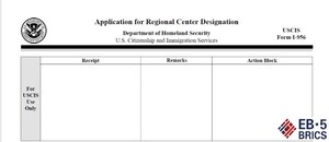 EB5 BRICS LLC Comments on Release of Form I-956 EB-5 Application for Regional Center Designation