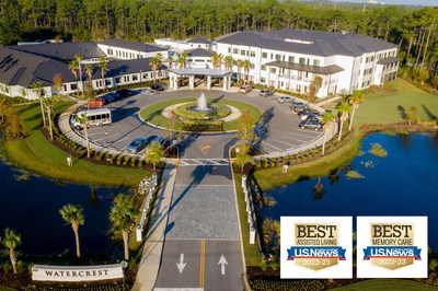 Watercrest Santa Rosa Beach Assisted Living and Memory Care in Santa Rosa Beach, Florida has received two prestigious awards as Best Assisted Living Community and Best Memory Care Community by U.S. News & World Report.