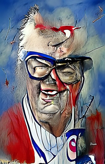 The one and only Harry Caray.