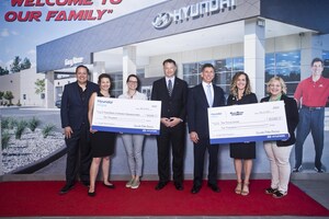 Hyundai Hope and Gary Rome Hyundai Donate $25,000 to Combat Hunger at Dealership's 25th Anniversary Celebration