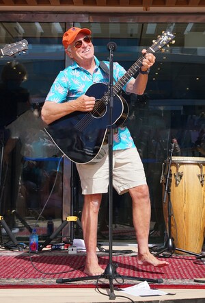 Margaritaville at Sea Sets Sail with Surprise Poolside Jimmy Buffett Concert; Christening Ceremony Featuring NFL Game Changer &amp; Godfather Shaquem Griffin