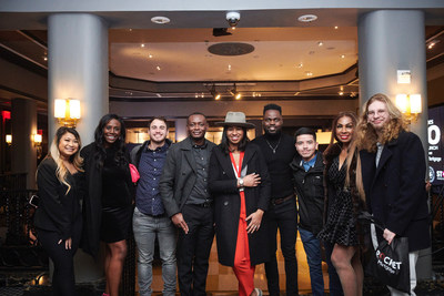 Pictured left to right: Vicky Boudta, Olivia Taylor, Wade Aston, Femi Olowonefa, Taylor Shead, Emmanuel Iroko, Miguel Rodriguez, Cassandra Shead, and Micheal Landsbaum. -  Image credits: Forbes