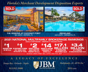 JBM® Sells Two Luxury Apartments for $221.7 Million