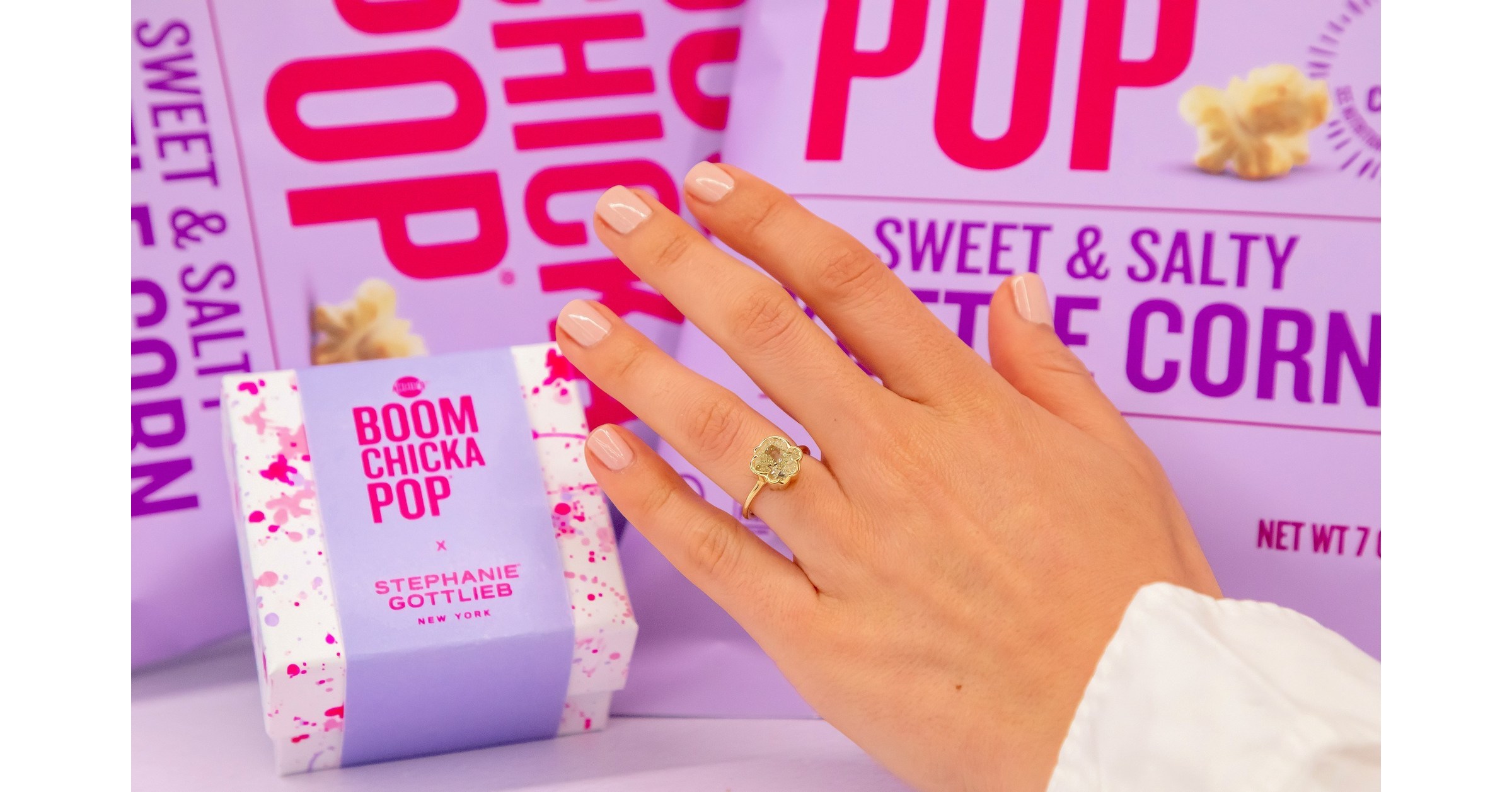Angie’s BOOMCHICKAPOP Creates First-Ever Popcorn-Cut Diamond Just in Time for Wedding Season