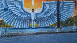 Showing the World Fredy's Wings - A mural by Monk.E is unveiled
