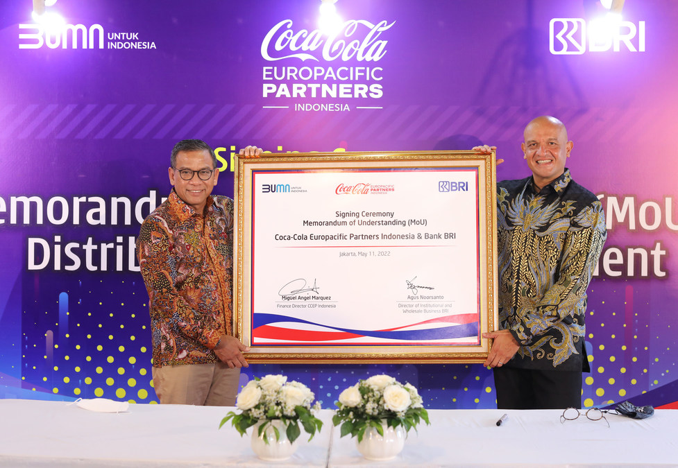 Strengthening Distribution, CCEP Indonesia Utilizes BRI's Corporate Billing Management and Distributor Financing Services - Vimarsana News